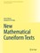 New Mathematical Cuneiform Texts