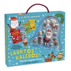 Lauktos Kalėdos! Užduočių knygelių rinkinys su iškiliais lipdukais 4–5 metų vaikams Lauktos Kalėdos! Užduočių knygelių rinkinys su iškiliais lipdukais 4–5 metų vaikams