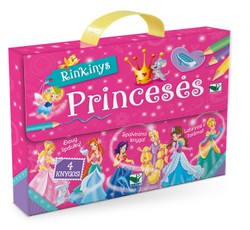 Princesės (4 knygos, lagaminėlis su rankenėle)