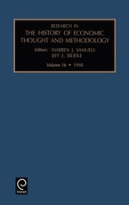 Research in the History of Economic Thought and Methodology