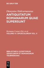 Quae Exstant, Vol. VI