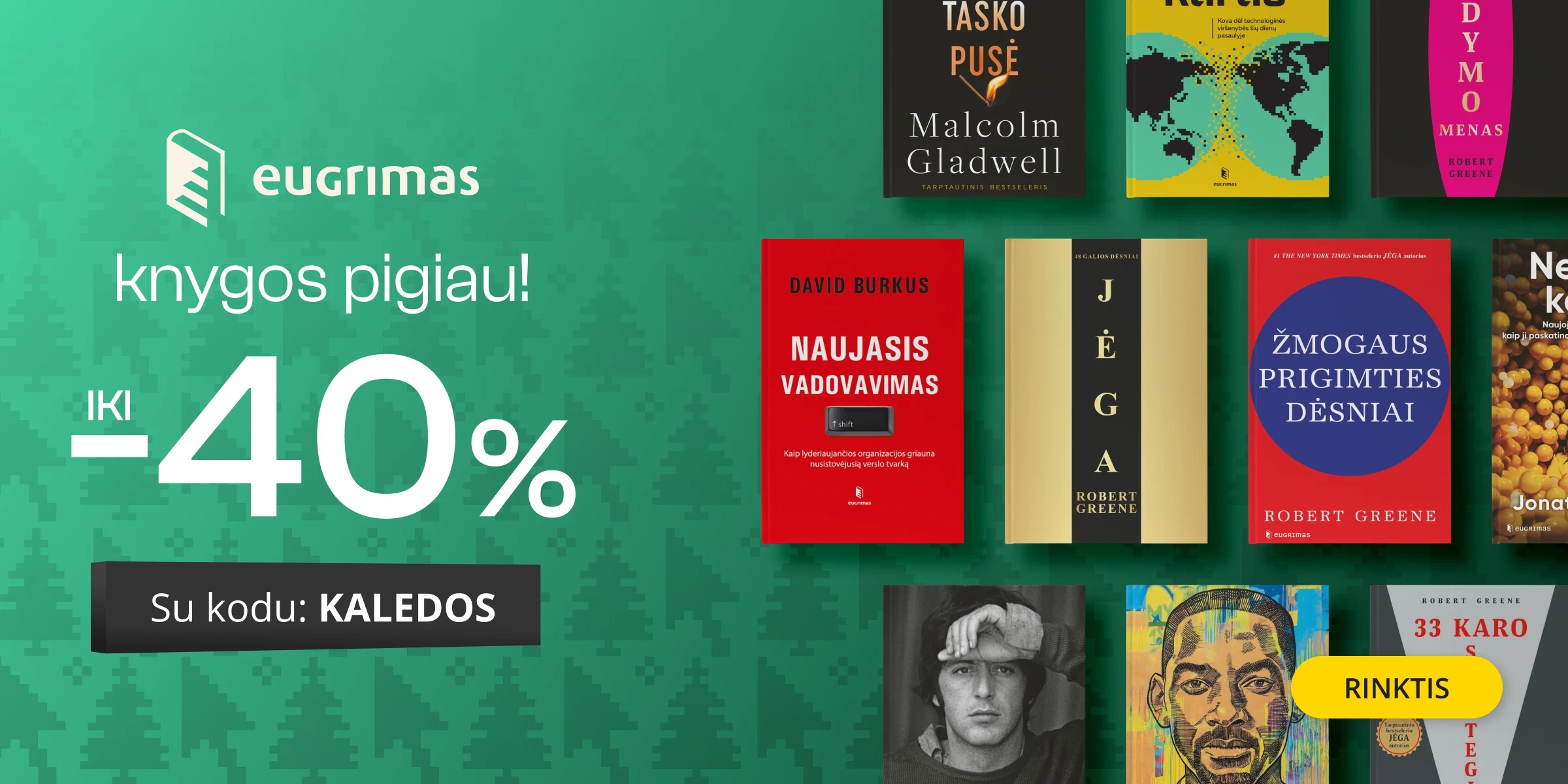 LEIDYKLOS EUGRIMAS KNYGOS - extra nuolaidos iki -40%!