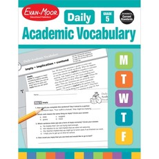 Daily Academic Vocabulary, Grade 5 Teacher Edition