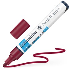 Žymeklis akrilinis Paint-lt 320 4mm bordinis
