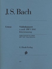 Konzert für Violine und Orchester a-moll BWV 1041