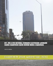 N17, N18 & N19 NATIONAL STANDARD ELECTRICIAN LICENSURE Exams ExamFOCUS Quick Review Notes & Questions
