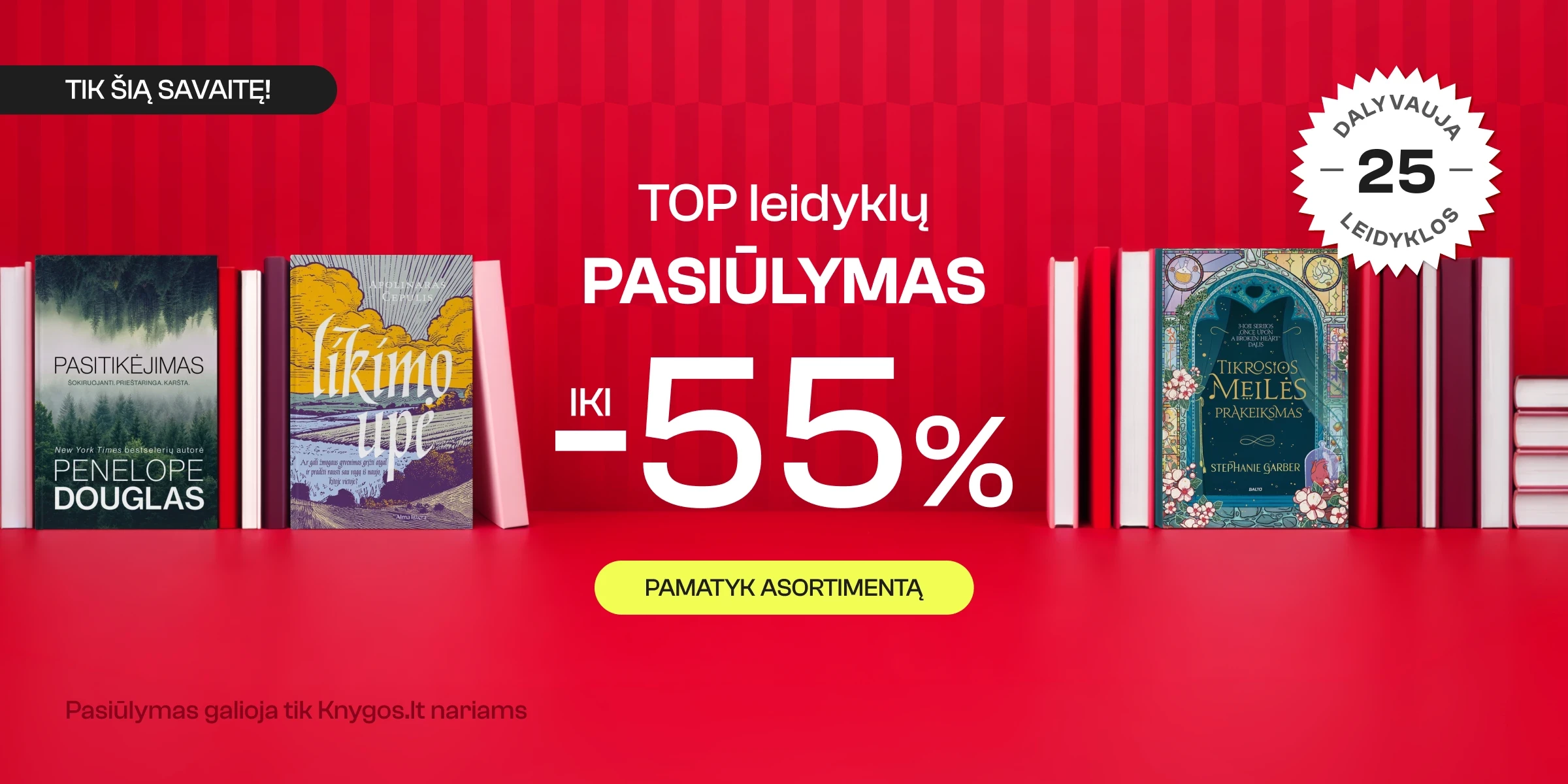 TOP LEIDYKLŲ KNYGOMS iki -55%!