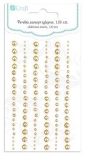 Lipnūs perlai mix 120vnt gold