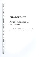 Arija ir Sonetas VI fleitai, altui (violončelei) ir fortepijonui (klavesinui)