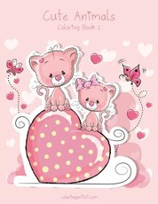 Cute Animals Coloring Book 2