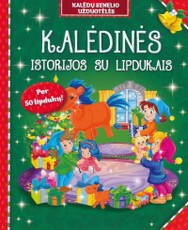 Kalėdų senelio užduotėlės. Kalėdinės istorijos su lipdukais