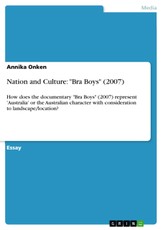 Onken, A: Nation and Culture: "Bra Boys" (2007)