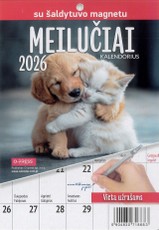 Kalendorius su magnetu 2026. Meilučiai