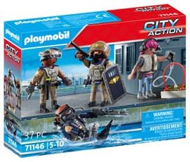 PLAYMOBIL CITY ACTION Specialiųjų pajėgų komanda 71146