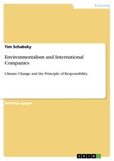 Environmentalism and International Companies