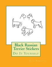 Black Russian Terrier Stickers