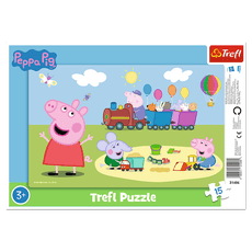 TREFL PEPPA PIG dėlionė, 15 det.