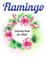 Flamingo Coloring Book for Adults