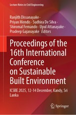 Proceedings of the 16th International Conference on Sustainable Built Environment