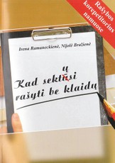 Kad sektųsi rašyti be klaidų