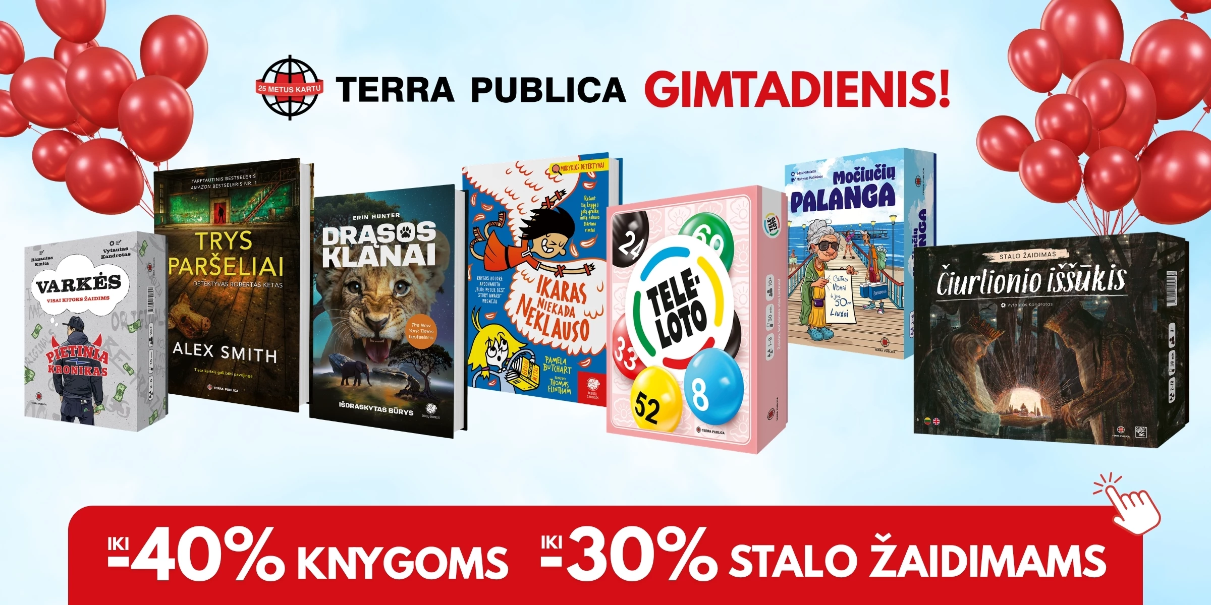 Leidyklos TERRA PUBLICA knygoms iki -40%!