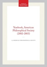 Yearbook, American Philosophical Society (2002-2003)