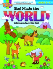God Made the World Coloring & Activity Book