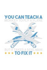 You Can Teach A Monkey to Fly But It Takes Realman To Fix It
