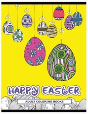 Happy Easter Adult Coloring Books