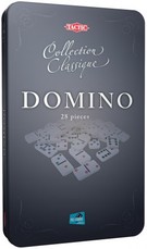Žaidimas Domino metalinėje dėžutėje