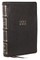 Nkjv, Compact Center-Column Reference Bible, Genuine Leather, Black, Red Letter, Comfort Print