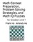 Math Contest Preparation, Problem Solving Strategies, and Math IQ Puzzles