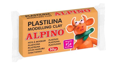 Plastilinas ALPINO 50g lašišos sp.