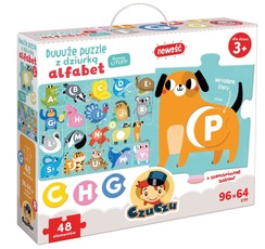 Didelė dėlionė „Abėcėlė“ su rakto anga