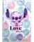 Aplankas su gumele DISNEY „Stitch Pastel“, plastikinis, A3