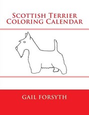 Scottish Terrier Coloring Calendar