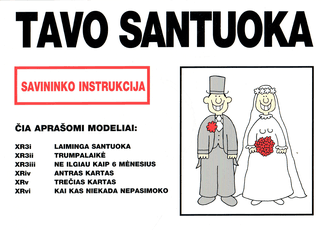 Tavo santuoka: savininko instrukcija