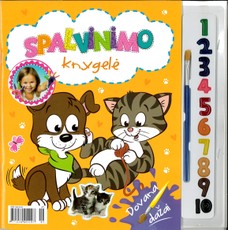 Spalvinimo knygelė. Dovana dažai