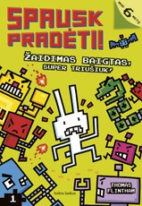 Spausk PRADĖTI! Žaidimas baigtas, Super Triušiuk!