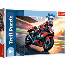 TREFL Dėlionė „Motociklas“, 100 det.