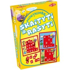Žaidimas mokykimės skaityti ir rašyti