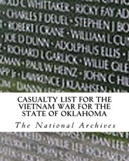Casualty List for the Vietnam War for the State of Oklahoma