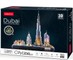 CubicFun 3D dėlionė su LED apšvietimu „Dubai“