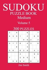 300 Medium Sudoku Puzzle Book