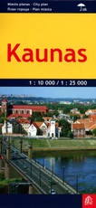 Kaunas. Miesto planas. Laminuotas 1 : 10 000 / 1 : 25 000