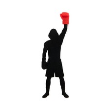 Knygos skirtukas „Boxing“, juodas