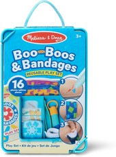 Žaislinis tvarsčių rinkinys MELISSA & DOUG „Boo-Boos & Bandages Reusable“