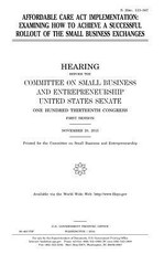 Affordable Care Act implementation