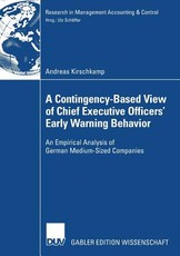 A Contingency-Based View of Chief Executive Officers' Early Warning Behaviour