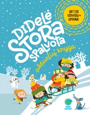Didelė, stora, spalvota užduočių knyga
